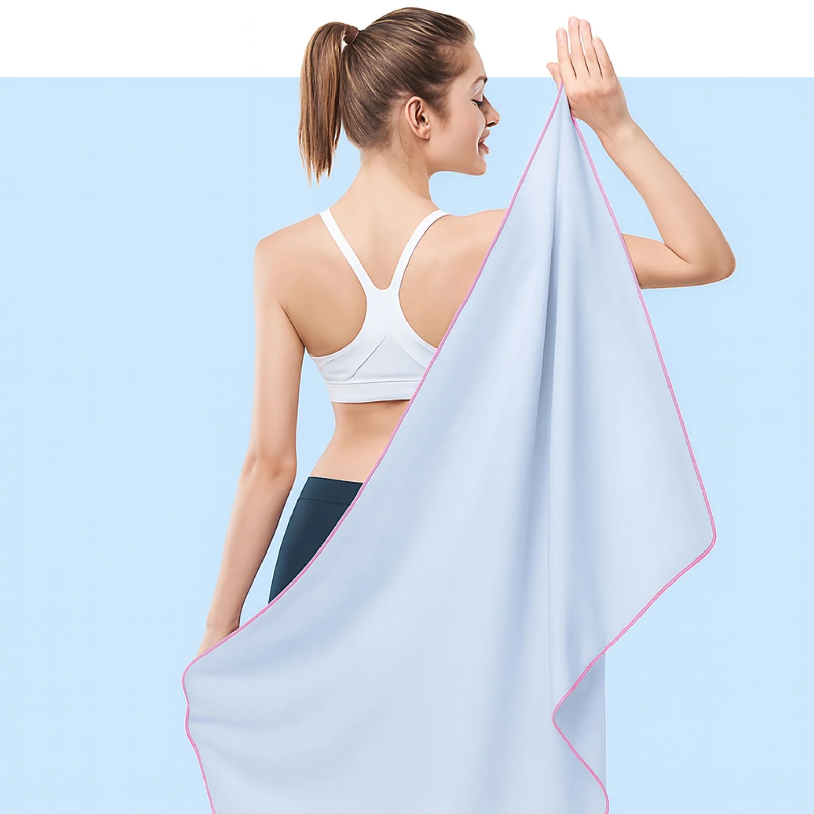 Fitnesshandtuch Strandtuch Mikrofaser-Sporthandtuch Badetuch - Image 6