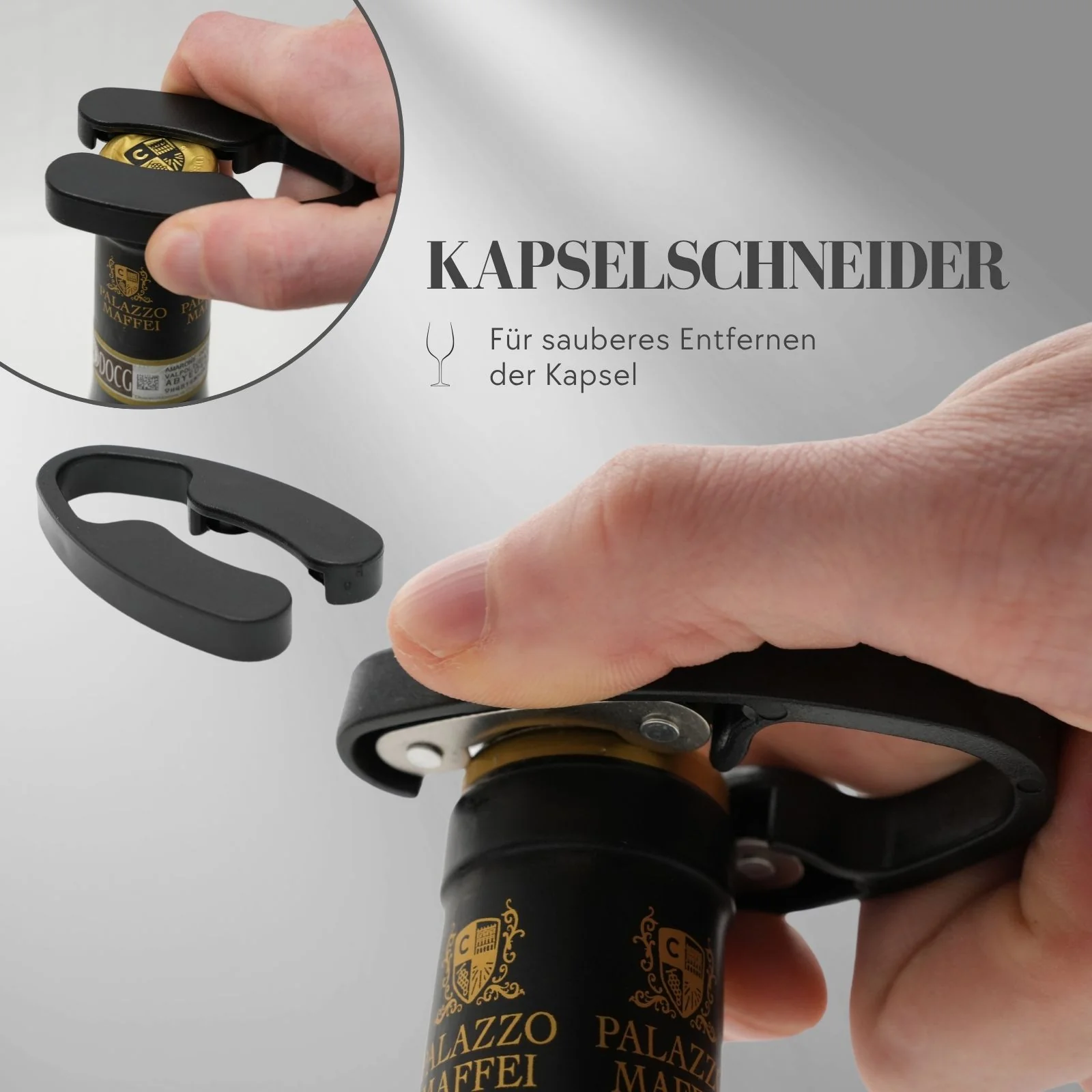 Flaschenöffner-Set Weinausgiesser Weinöffner Weinstopper Korkenzieher - Image 4