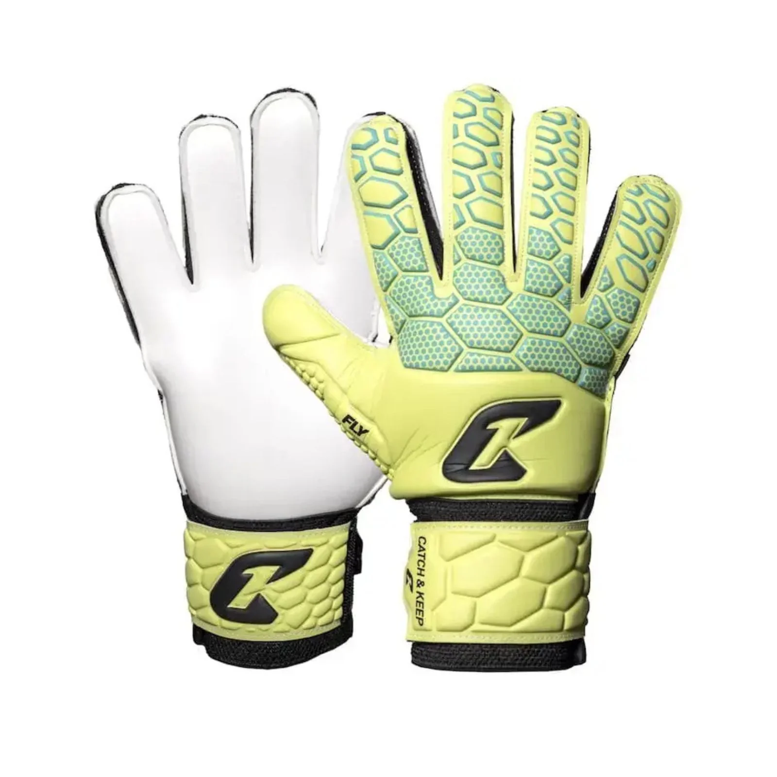 Fussballhandschuhe Fly Kids Green Soul Gr. 6 Torwart Goalie Handschuhe