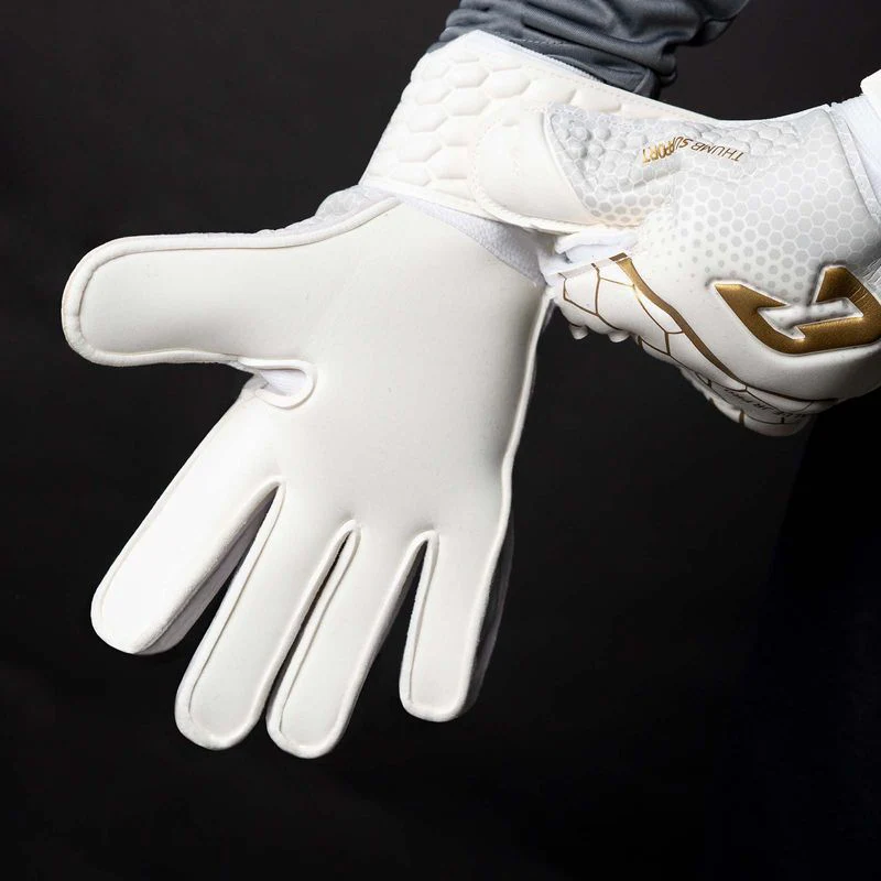 Fussballhandschuhe Kralle Junior Pro 3.0 Gr. 7 Golden Torwart Keeper Goalie Handschuhe - Image 4