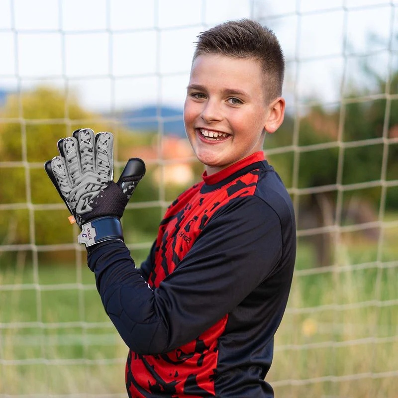 Fussballhandschuhe Kralle Splash Gr. 6 Grau Torwart Keeper Goalie Handschuhe - Image 4