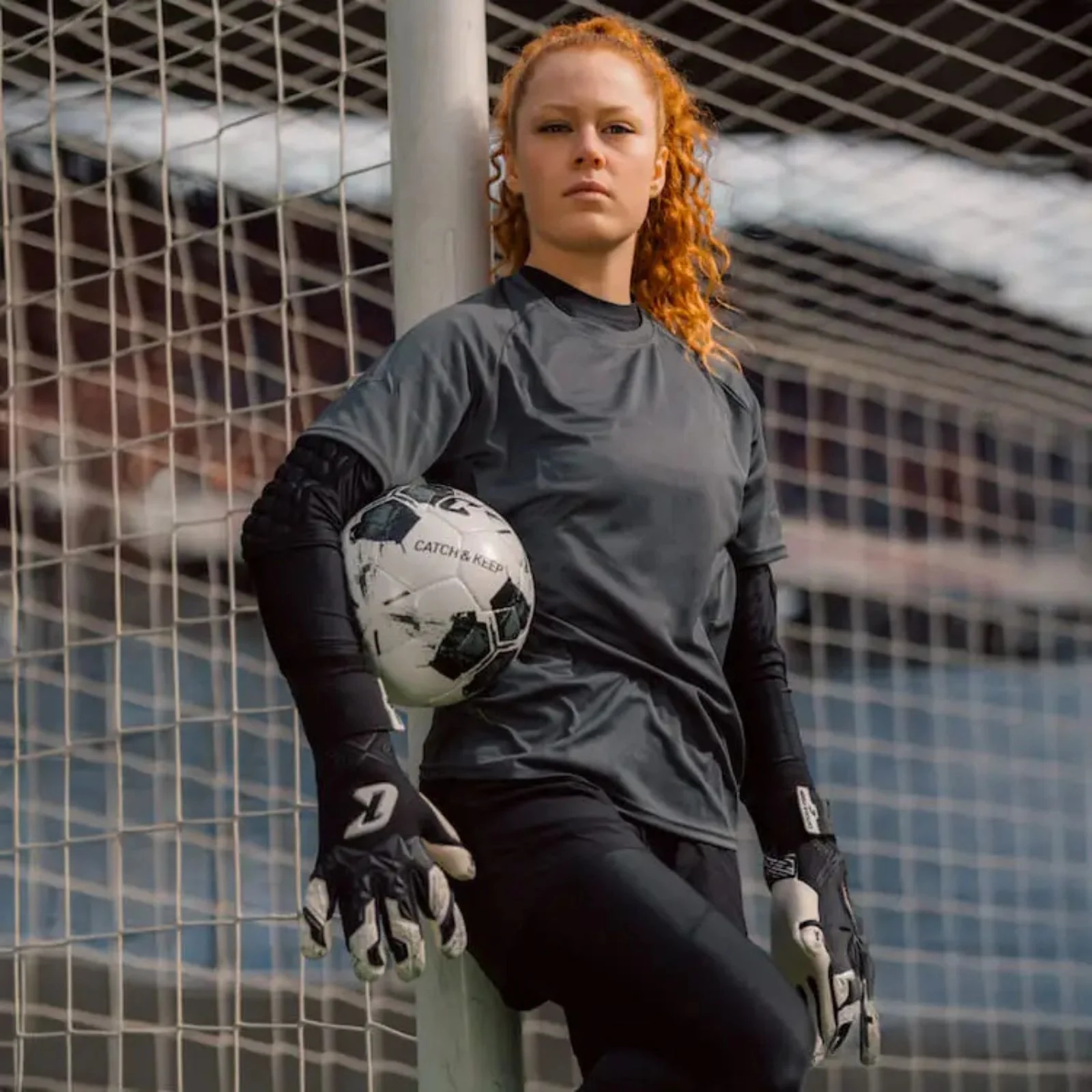 Fussballhandschuhe Pulse X Black Gr. 9 Torwart Goalie Handschuhe - Image 6