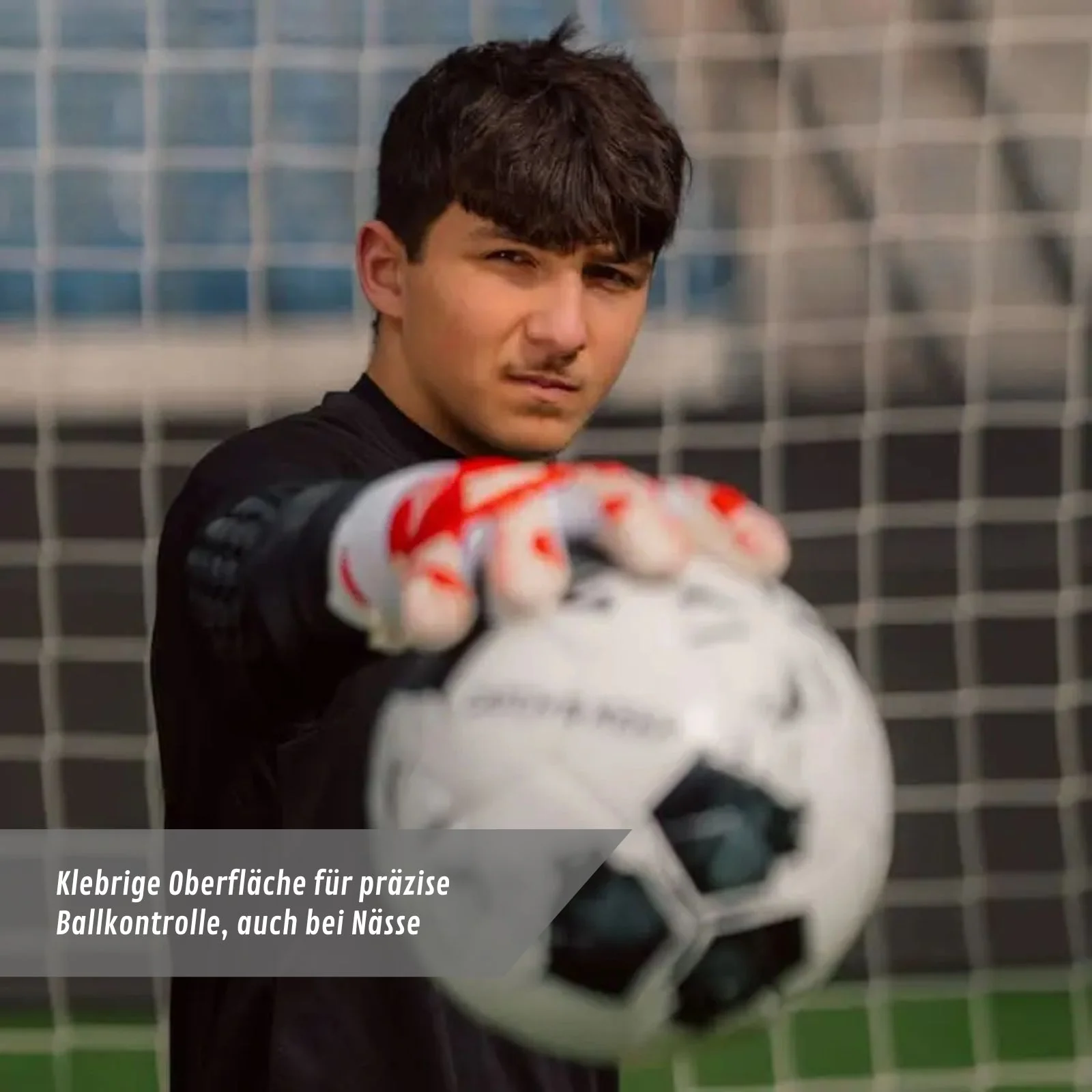 Fussballhandschuhe Pulse X Red Gr. 8 Torwart Goalie Handschuhe - Image 4