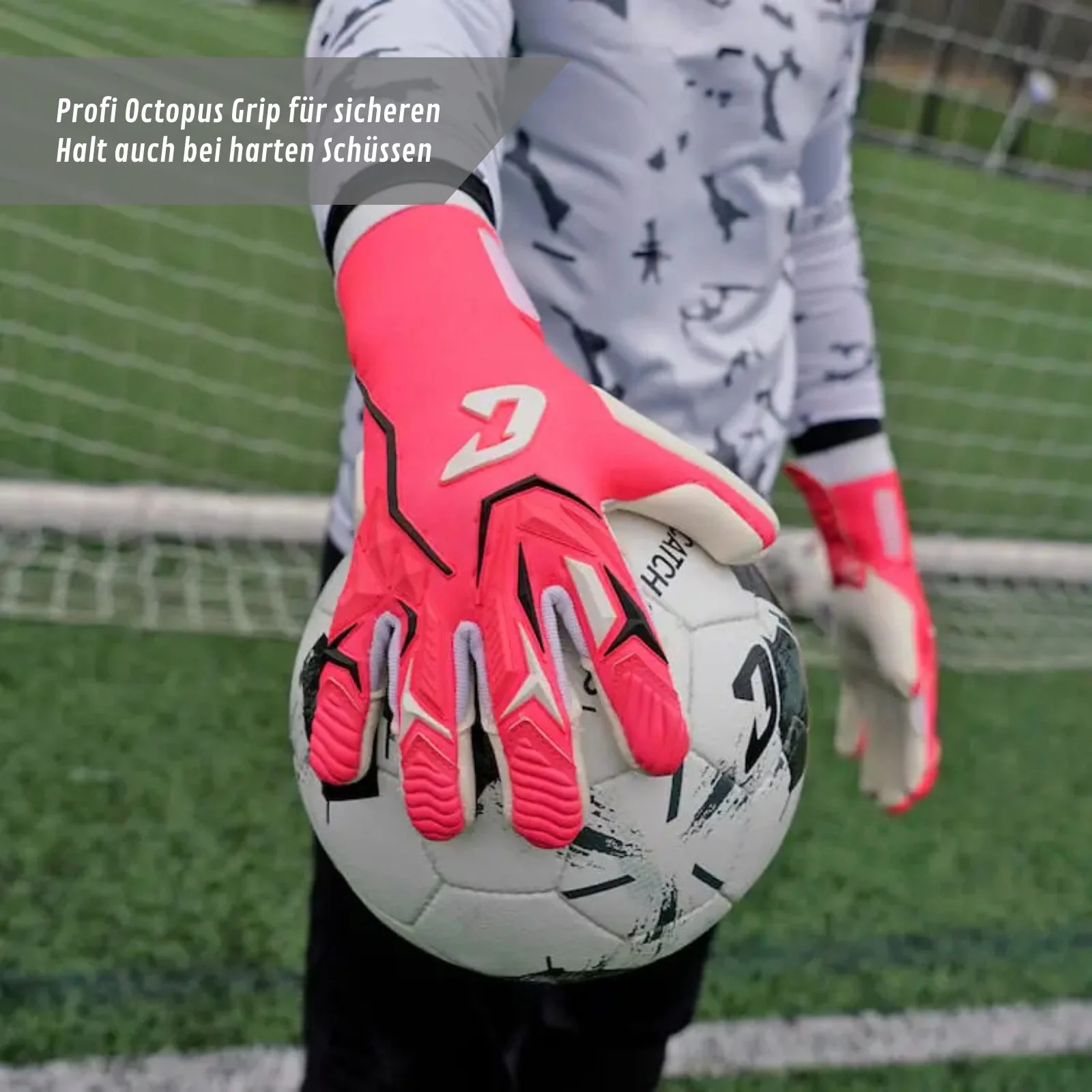 Fussballhandschuhe ViVor Crazy Orange Gr. 11 Torwart Goalie Handschuhe - Image 5