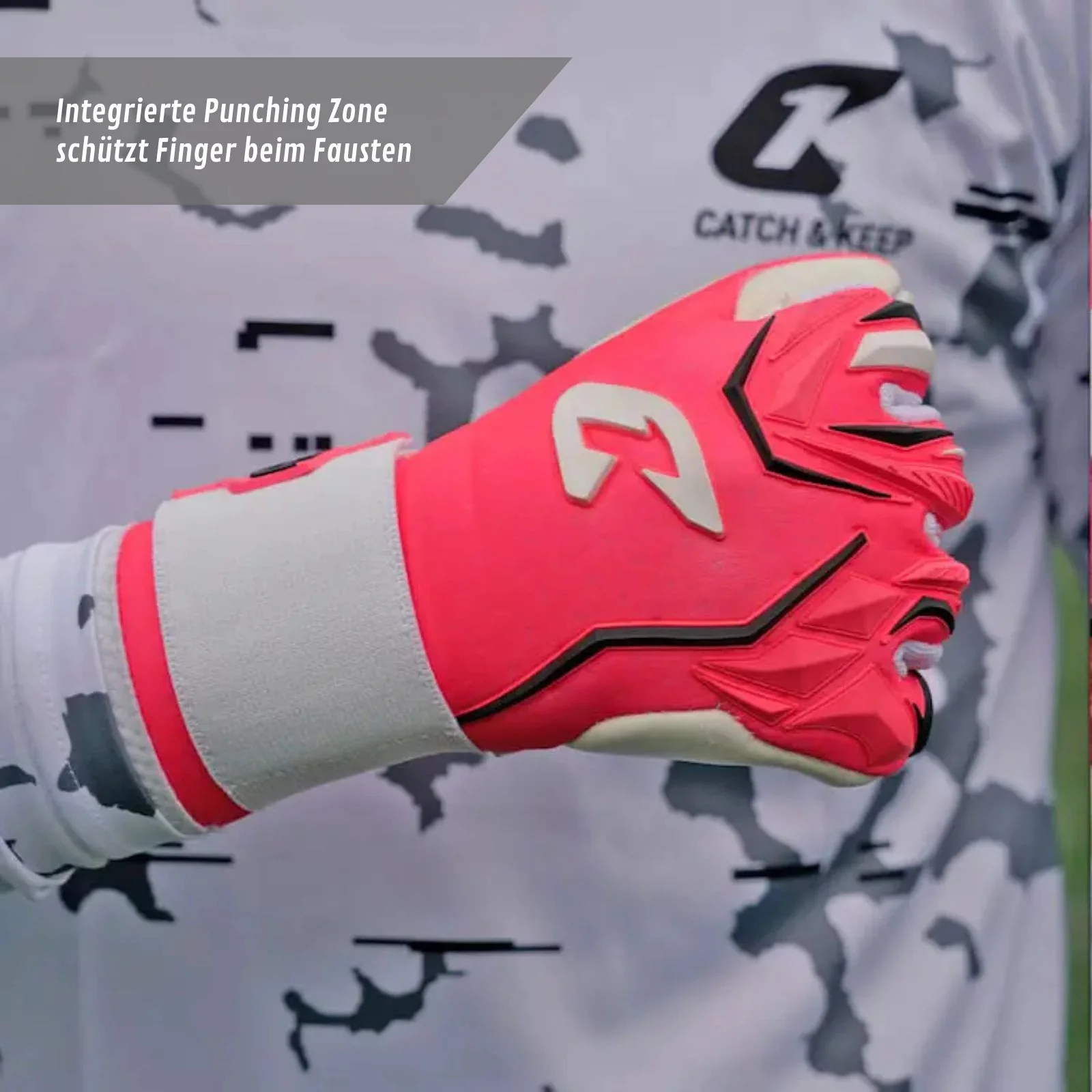 Fussballhandschuhe ViVor Crazy Orange Gr. 11 Torwart Goalie Handschuhe - Image 6