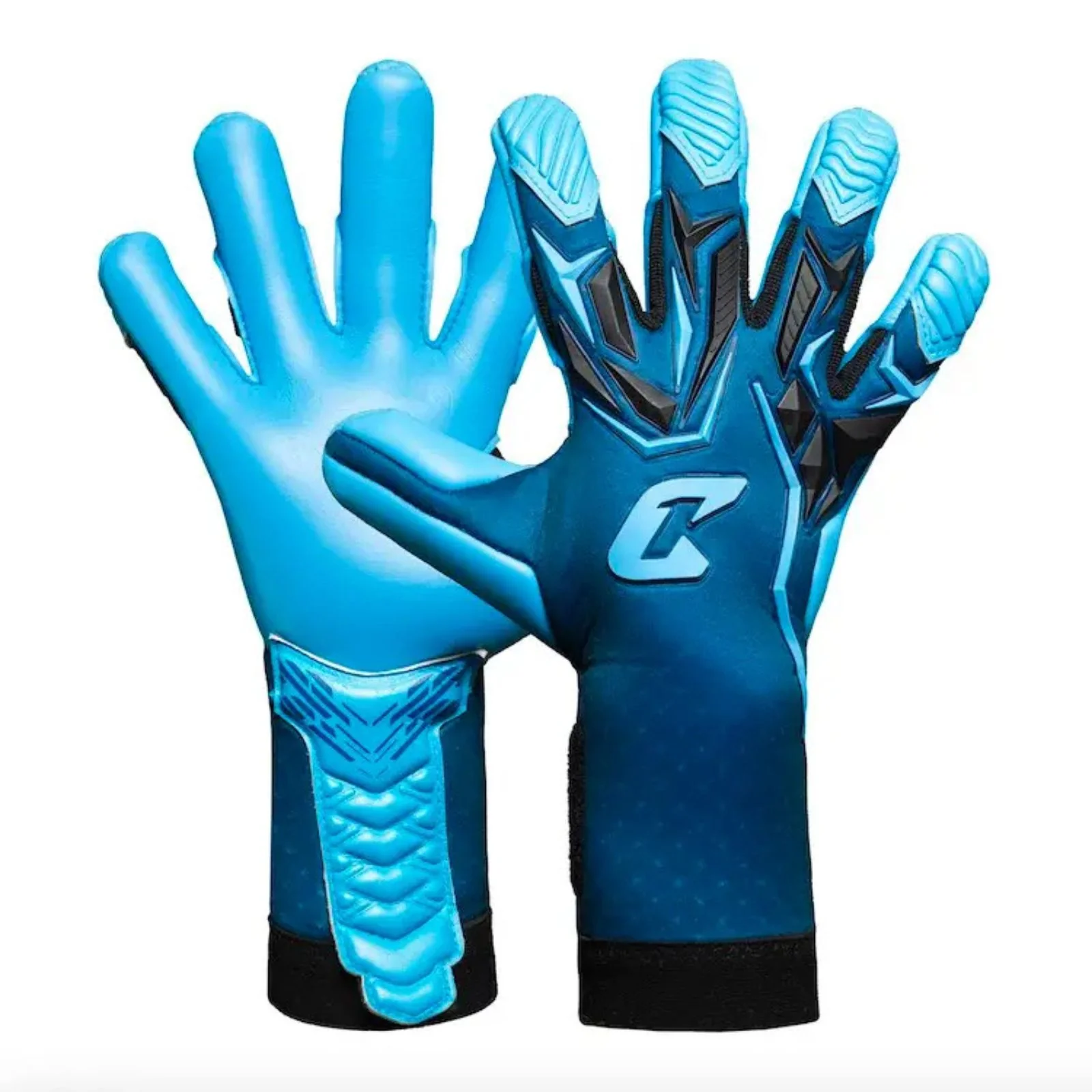 Fussballhandschuhe ViVor Rainy Blue Gr. 9 Torwart Goalie Handschuhe