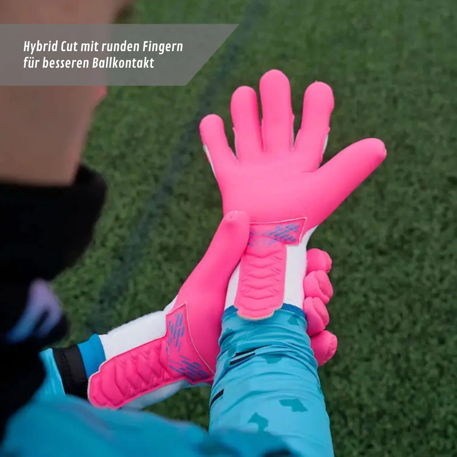 Fussballhandschuhe ViVor Wild Pink Gr. 9.5 Torwart Goalie Handschuhe - Image 4