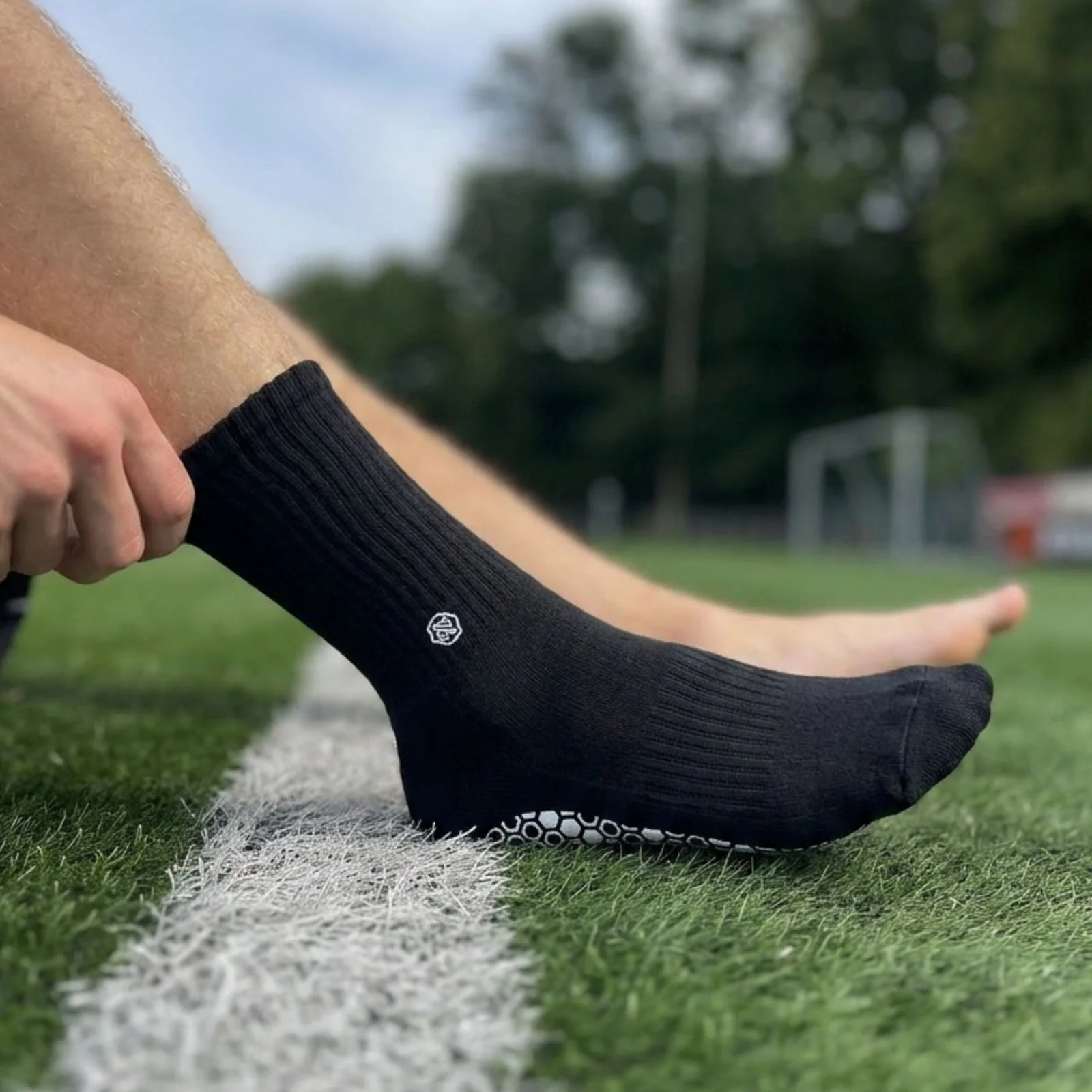 Fussballsocken Gr. 36-41 Sportstrümpfe GripSoxx SE Schwarz - Image 6
