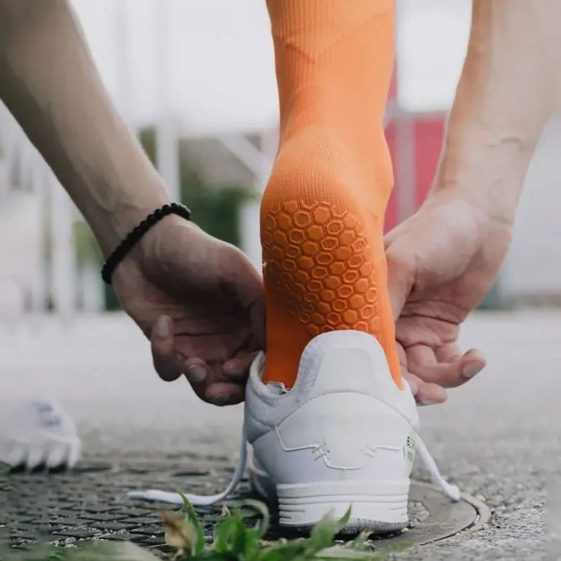 Fussballsocken Gr. 36-41 Grip Socken Fussball Strümpfe GripSoxx Orange - Image 2