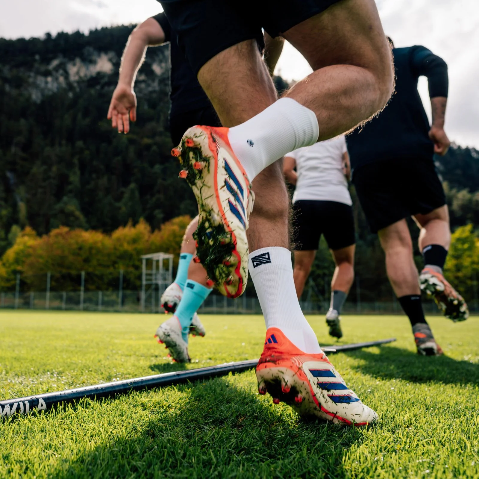 Fussballsocken Gr. 42-47 Sportstrümpfe GripSoxx NX Weiss - Image 8