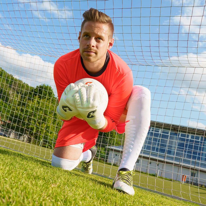Fussballstrümpfe Premium Torwart Socke Gr. 36-40 Weiss Fussball Stulpen Strümpfe - Image 7