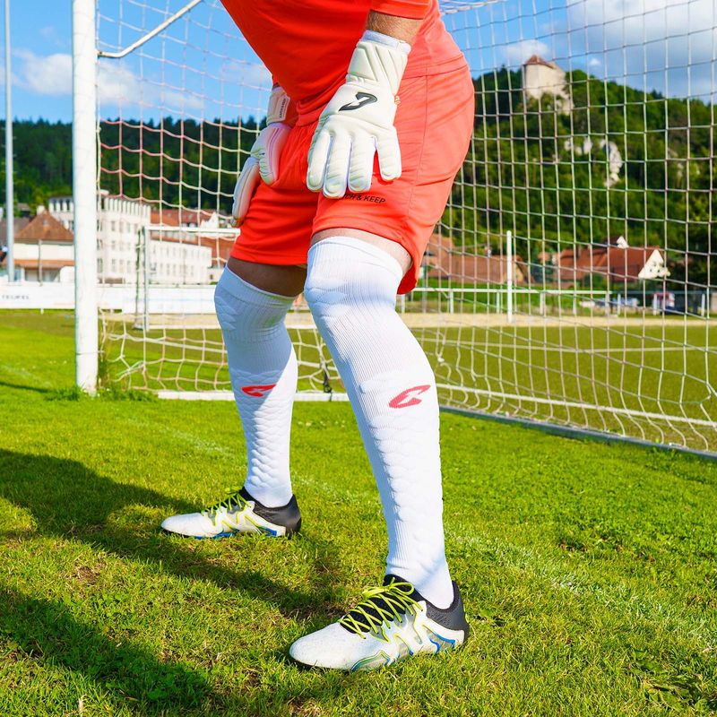 Fussballstrümpfe Premium Torwart Socke Gr. 46-49 Weiss Fussball Stulpen Strümpfe - Image 6