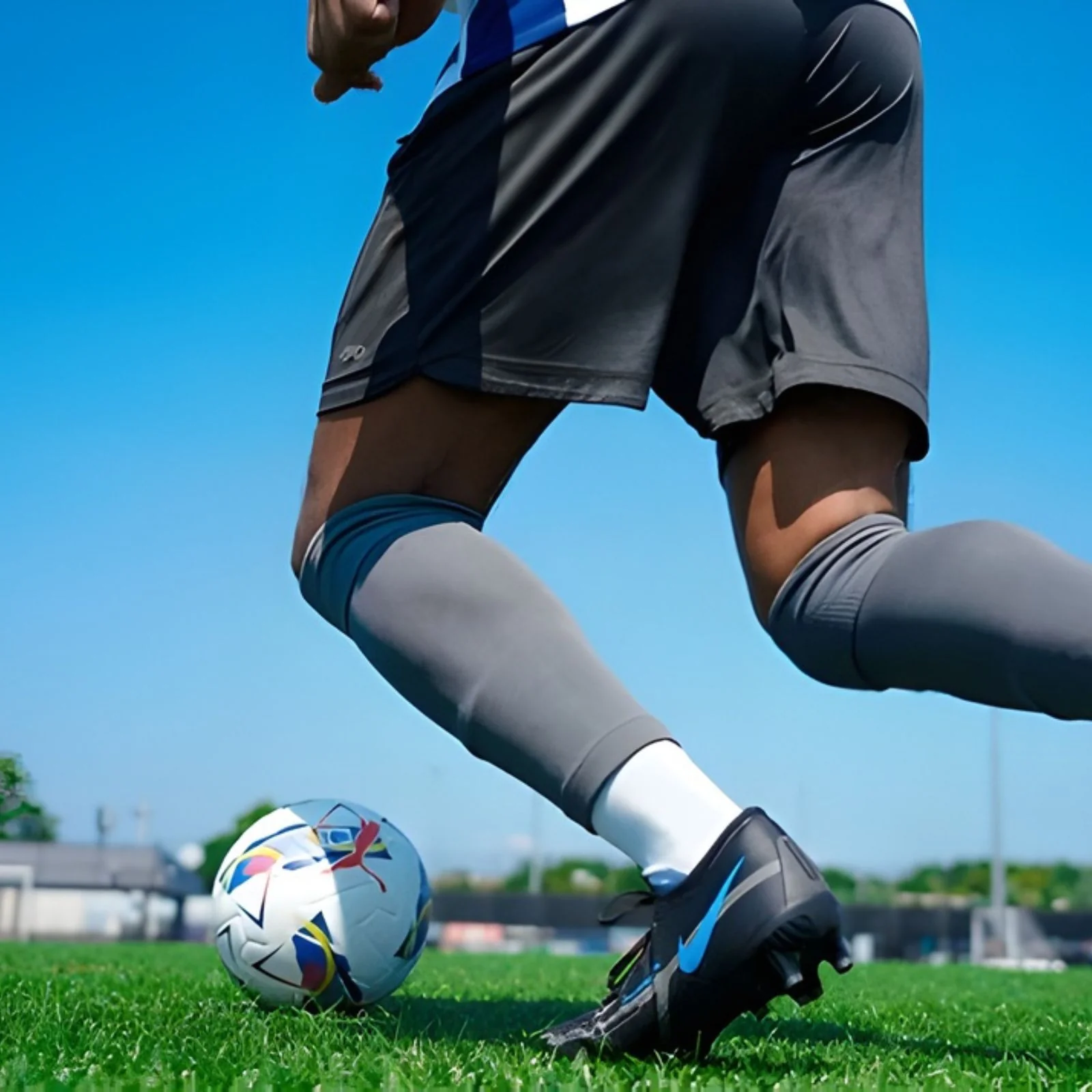 Fussballstutzen One Size Stulpen Tube Socke Röhrensocke Tubxx Grau - Image 3