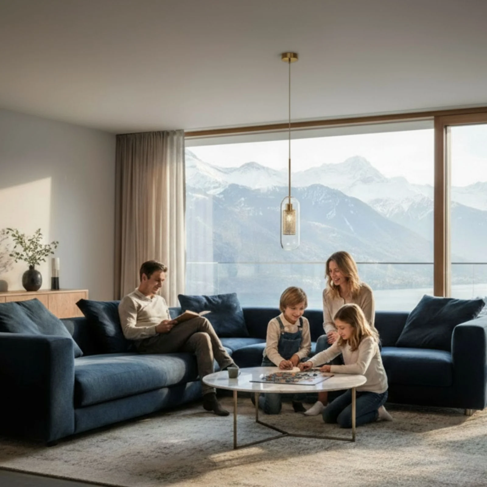 Glas-Deckenleuchte Pendelleuchte Hängelampe Deckenlampe Hängeleuchte - Image 8