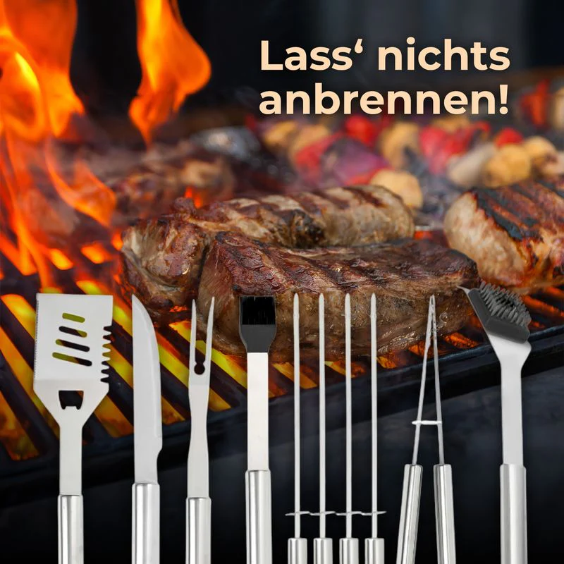 Grillbesteck Grillkoffer Grillset Grillausstattung Grillzubehör - Image 3