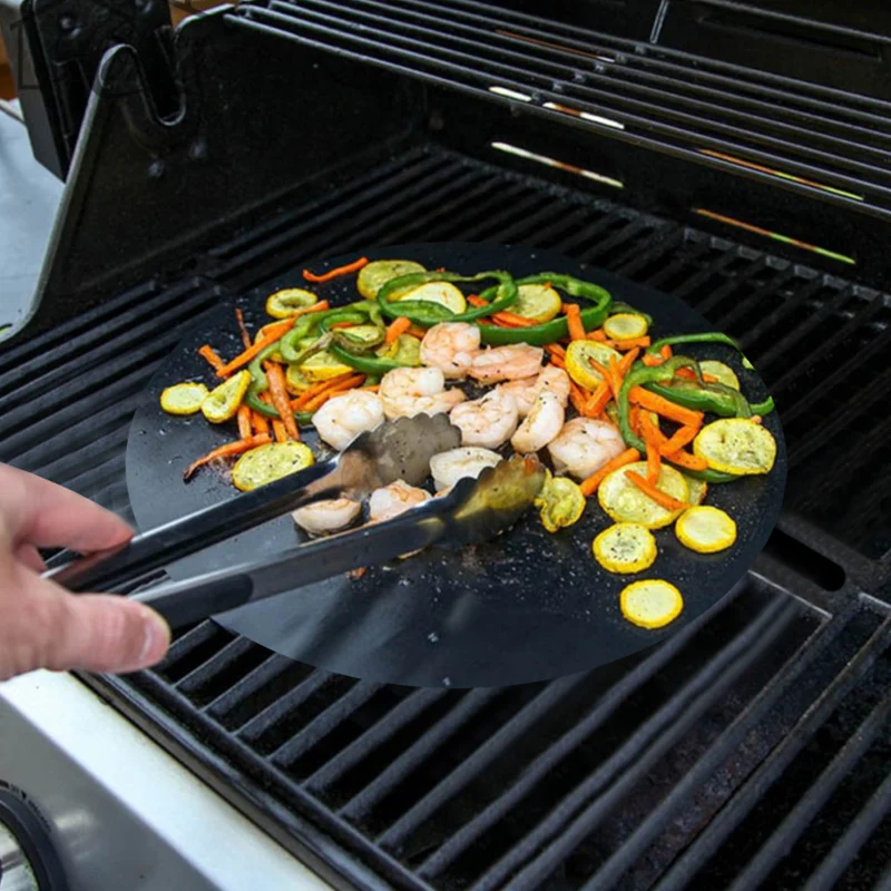 Grillmatte Antihaft Teflon BBQ feuerfest rund - Image 4