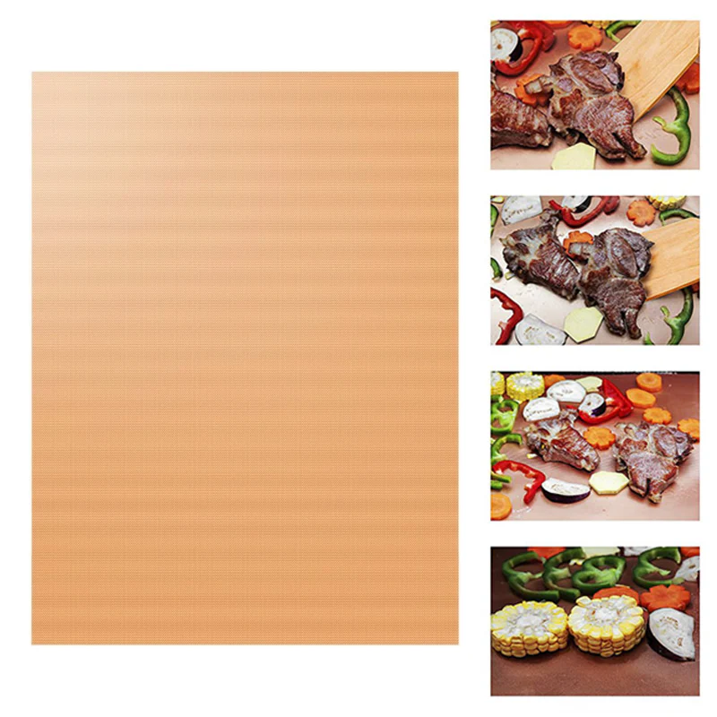 Grillmatte Grillfolie Antihaft Teflon Kupfer