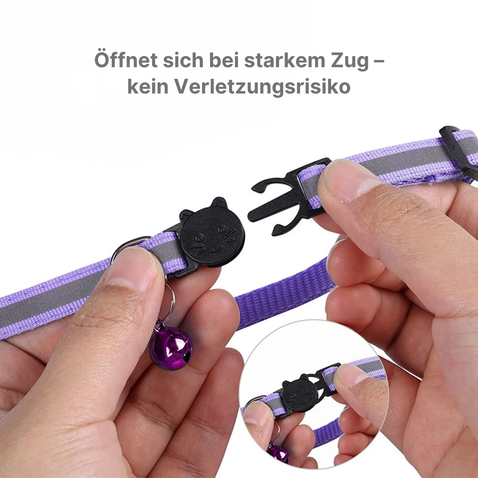 Halsband Katzenhalsband mit Airtag-Halterung Hundehalsband - Image 5
