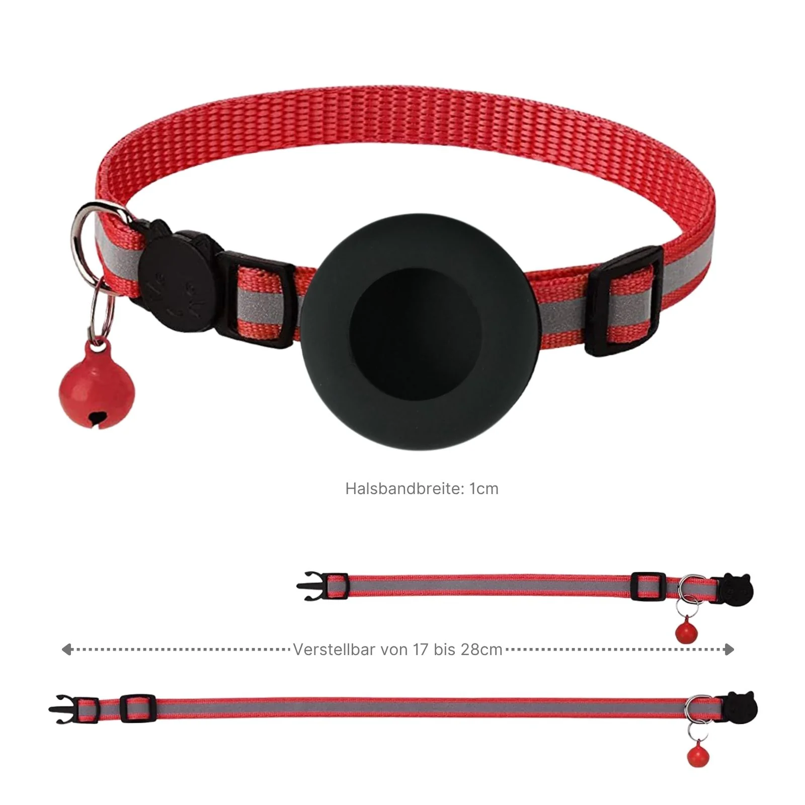 Halsband mit Airtag-Halterung Hundehalsband Katzenhalsband - Image 6