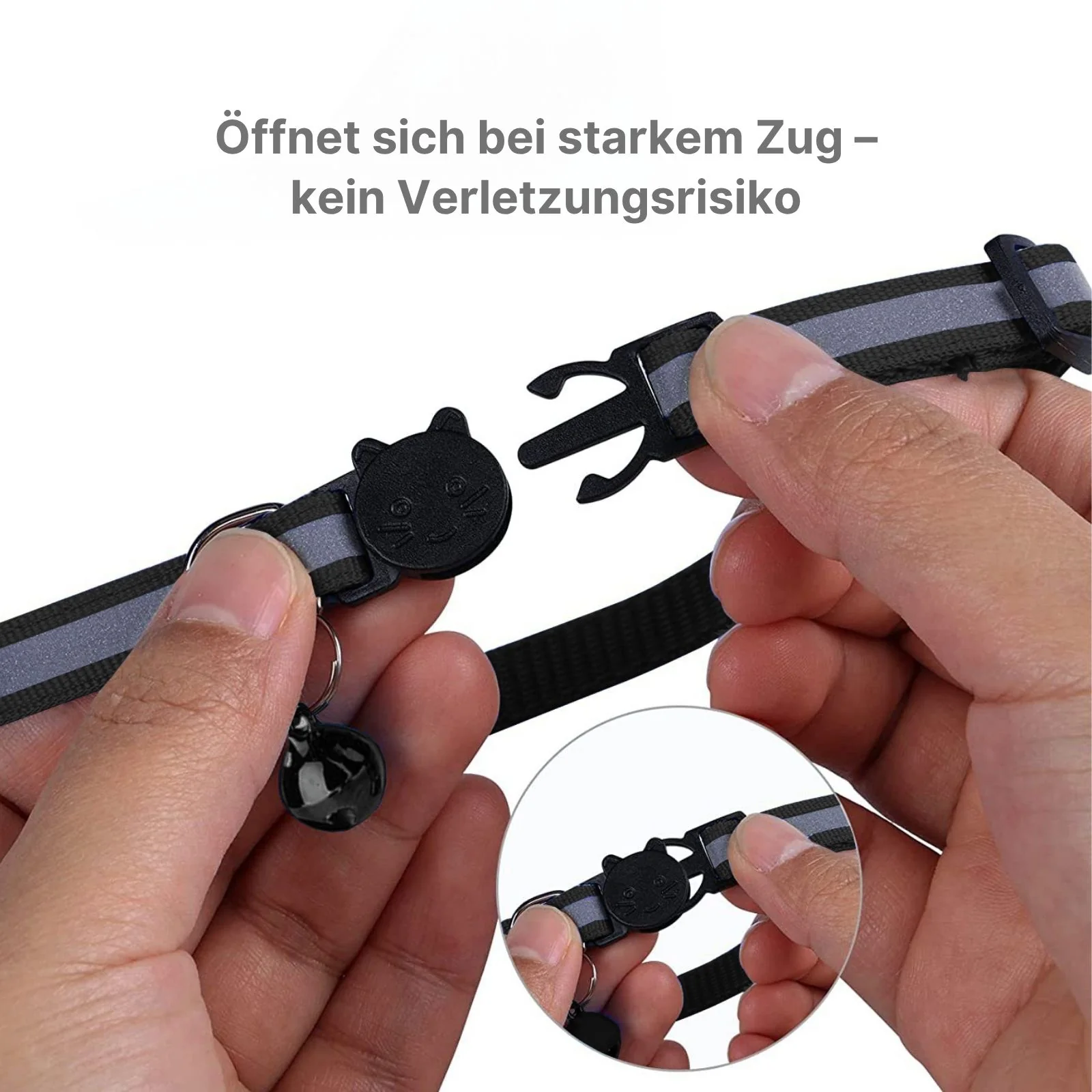Halsband mit Airtag-Halterung Katzenhalsband Hundehalsband - Image 5