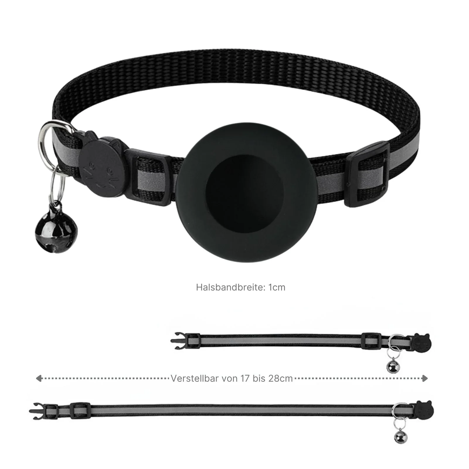 Halsband mit Airtag-Halterung Katzenhalsband Hundehalsband - Image 6