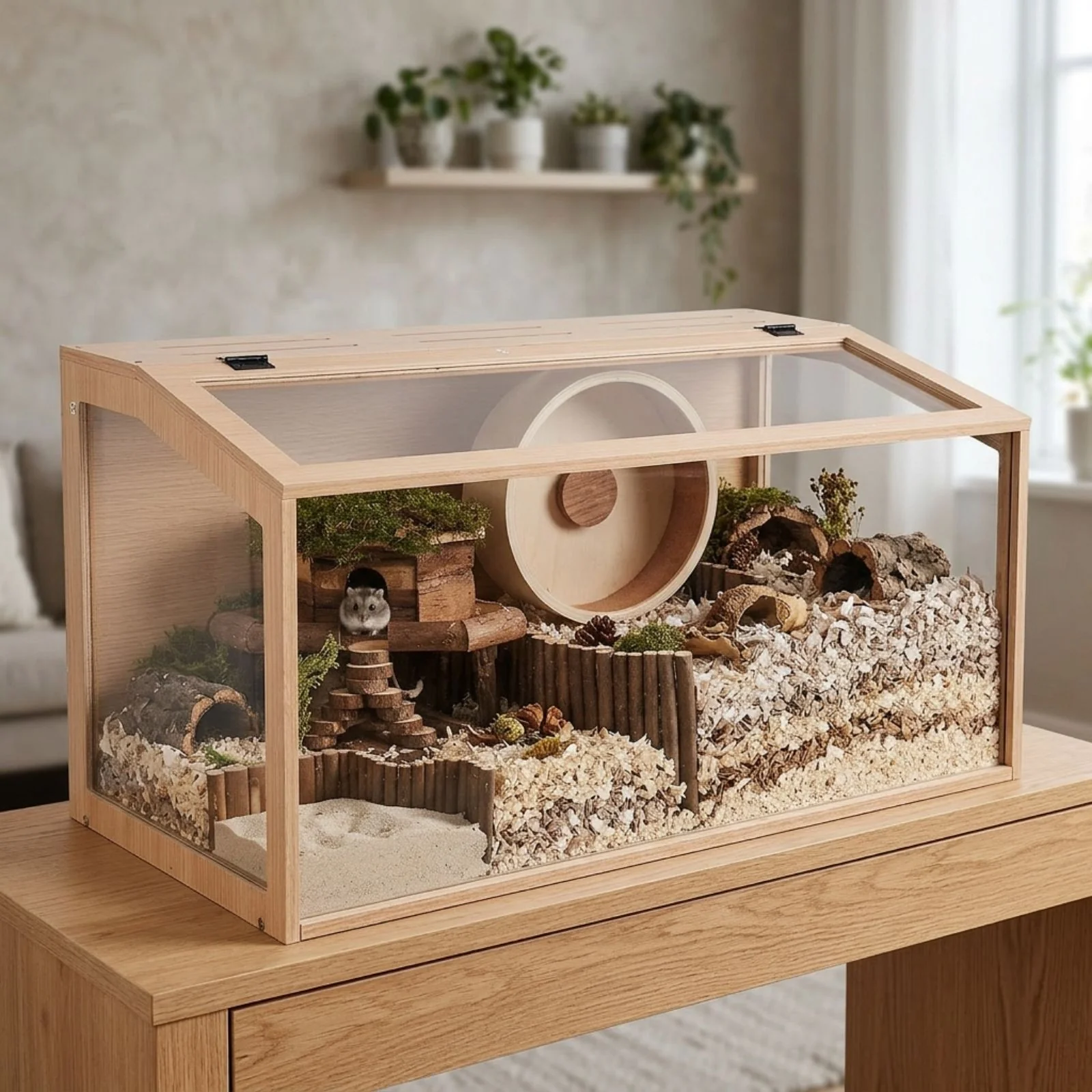 Hamster-Gehege Gr. L Kleintierkäfig für Hamster Mäuse Nager Nagarium - Image 10