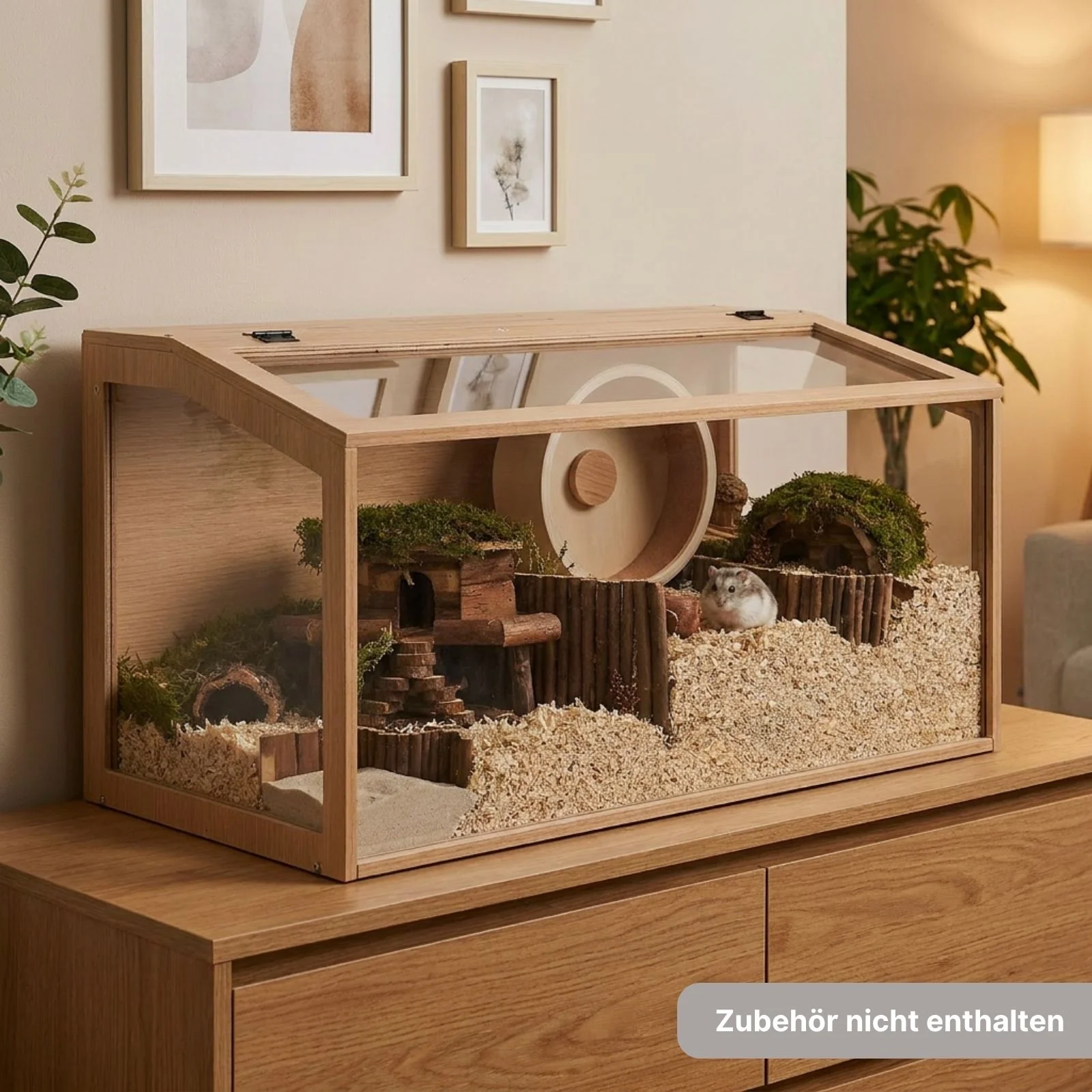 Hamster-Gehege Gr. L Kleintierkäfig für Hamster Mäuse Nager Nagarium - Image 2
