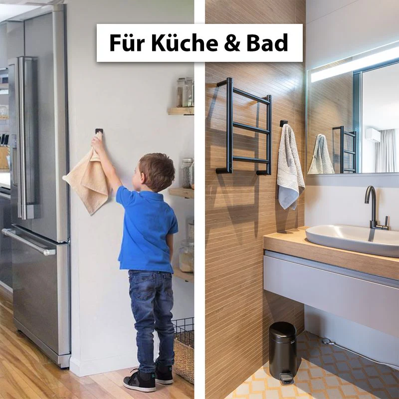 Handtuch Haken Halter Aufhänger Geschirrtuch Halterung Klemme - Image 4