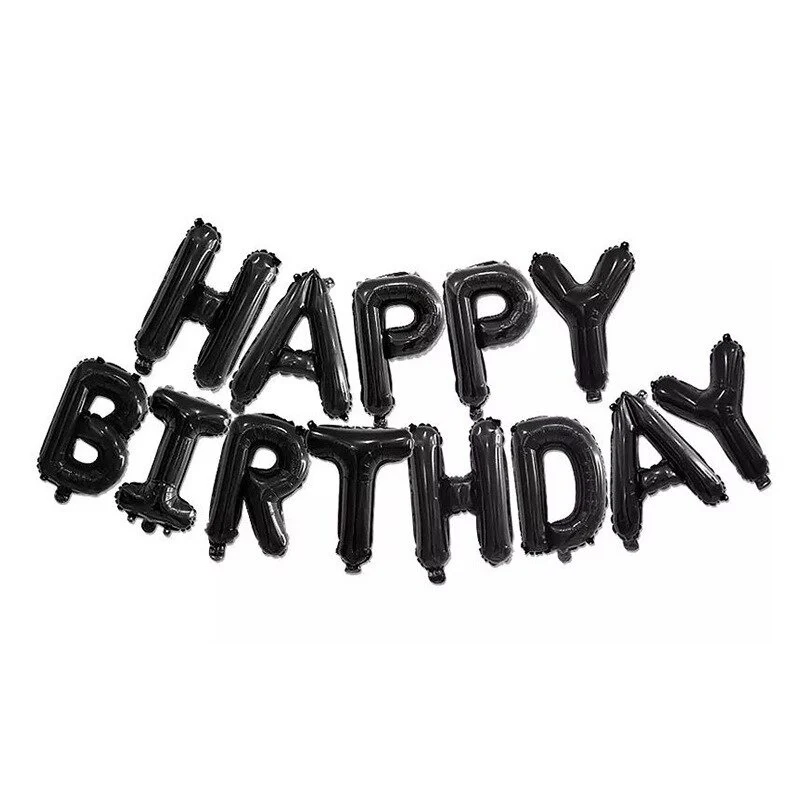 Happy Birthday Buchstabenballon Luftballon Folienballon Girlande