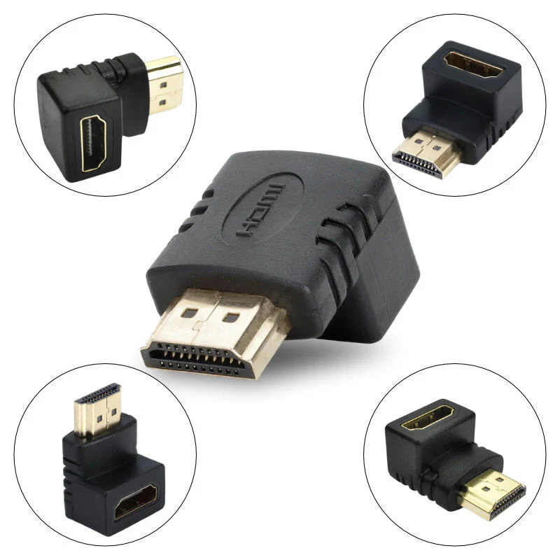 HDMI-Stecker auf HDMI-Buchse HDMI Winkeladapter 90° Winkeladapter HDMI - Image 2