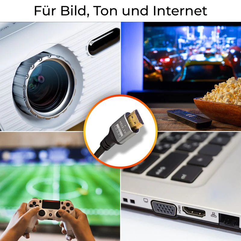 HDMI zu HDMI Kabel 3m 8K UHD High Speed HDMI Anschlusskabel - Image 5