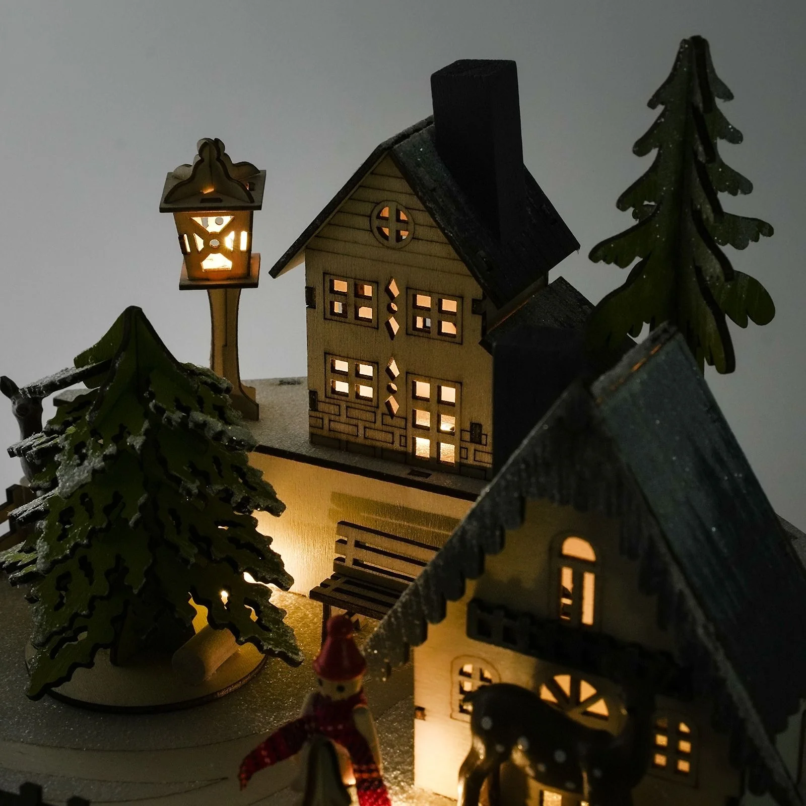 Holz-Adventskalender 24 Schubladen mit LED Weihnachtskalender - Image 8