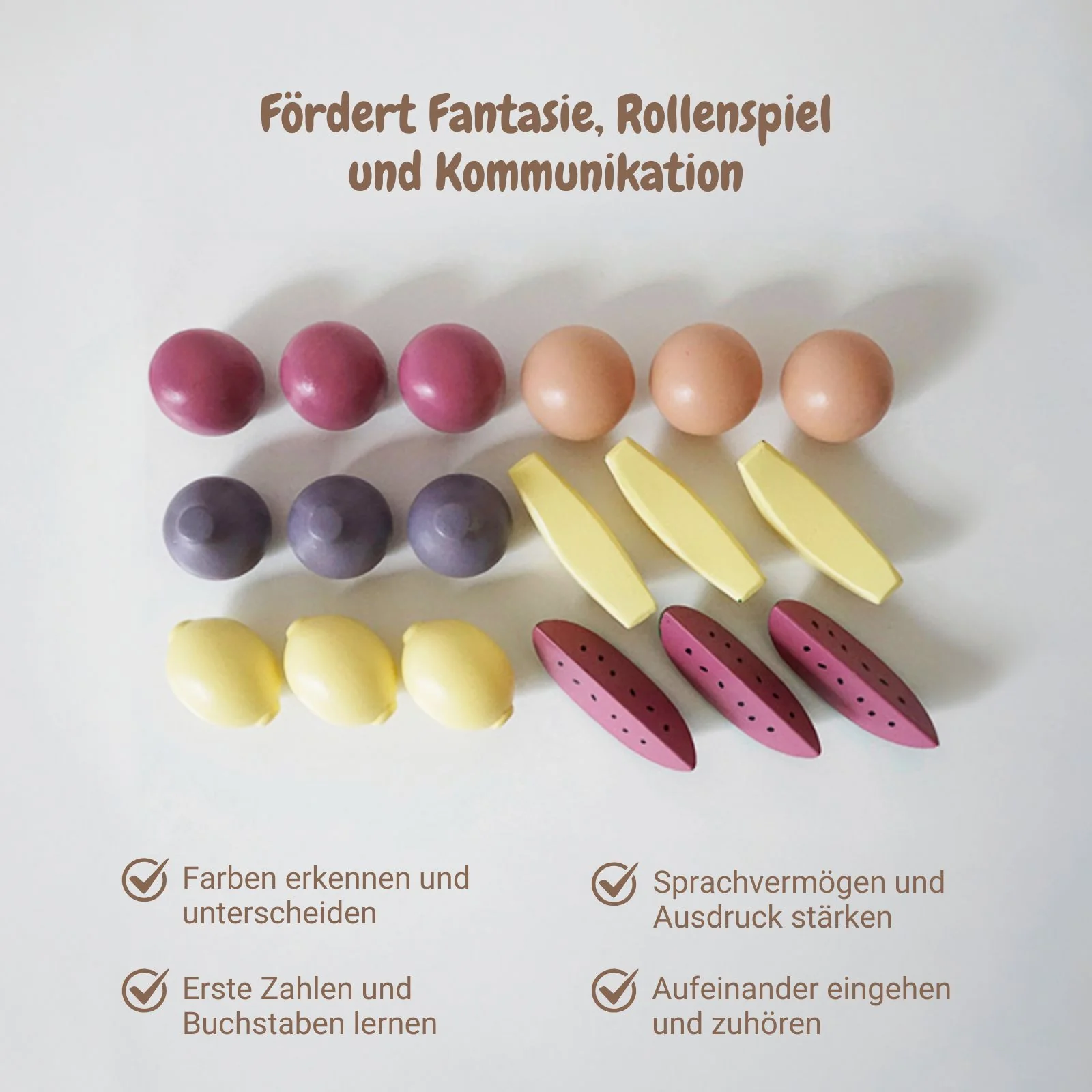 Holz-Kaufladen mit Zubehör Kinder-Verkaufsstand Früchte- und Obststand - Image 7