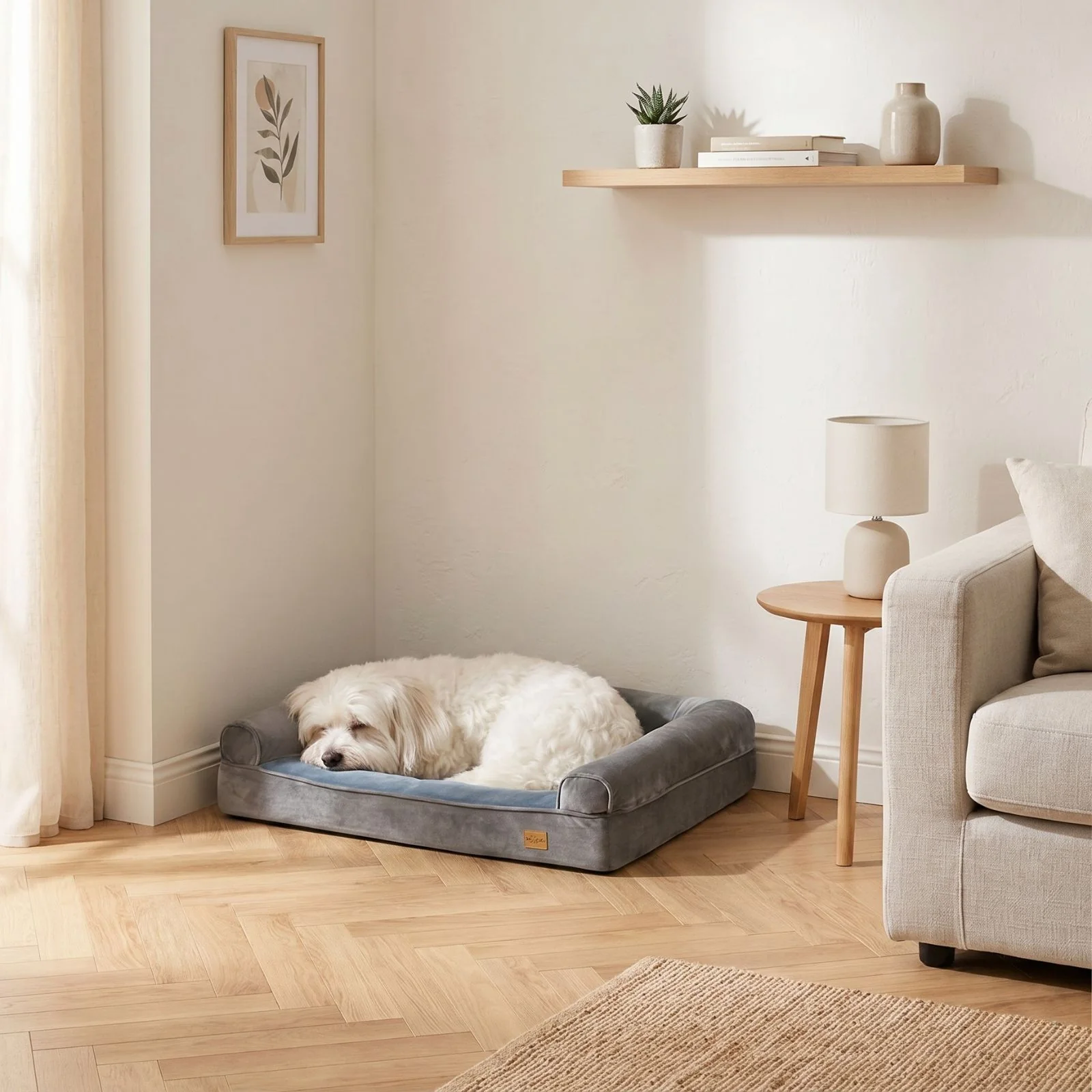 Hundebett Grösse M Hundekissen Tiermatte Hundesofa Haustiermatratze - Image 7