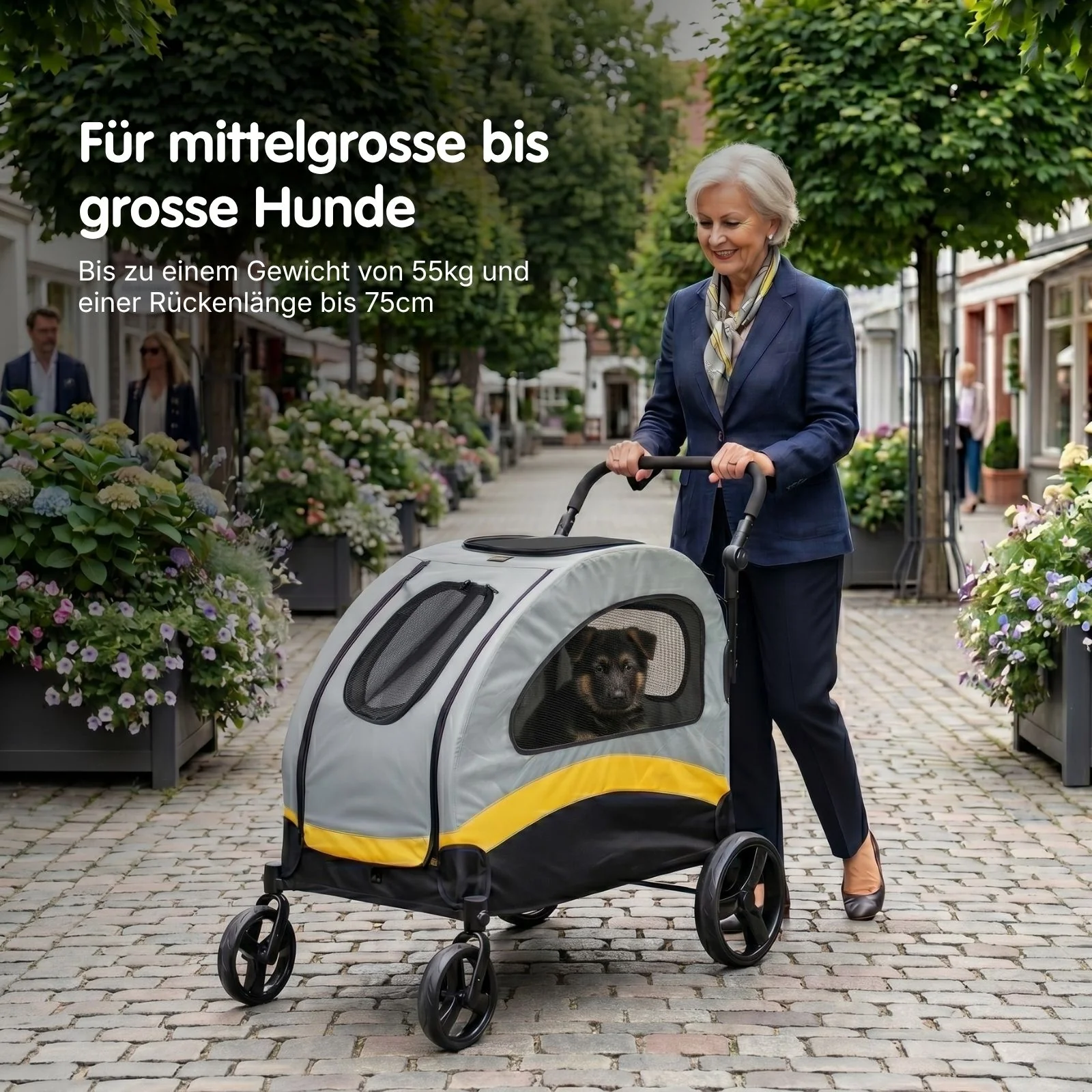 Hundebuggy Gr. XL Haustierwagen Hundetransport Hundewagen Hundestroller - Image 3
