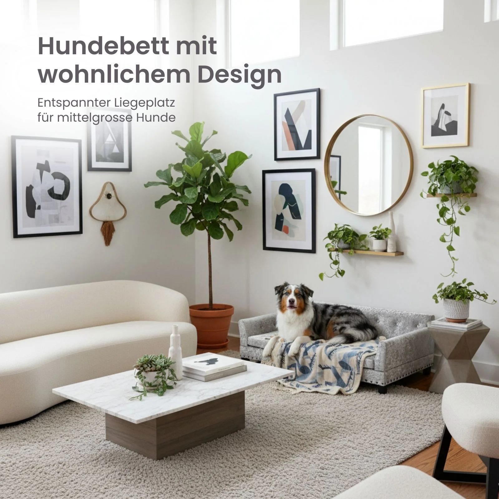 Hundecouch Grösse L Liegeplatz Hundebett Haustiersofa Hundesofa - Image 2