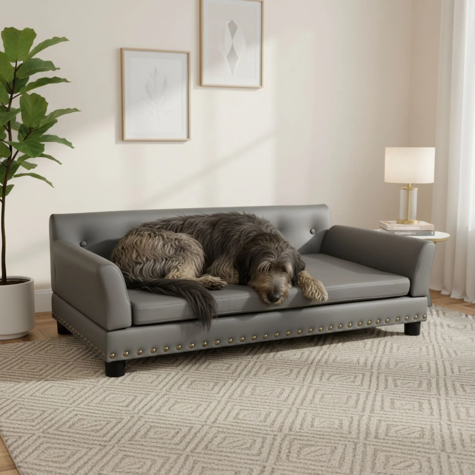 Hundesofa Grösse XL Liegeplatz Hundebett Haustiersofa Hundecouch - Image 9