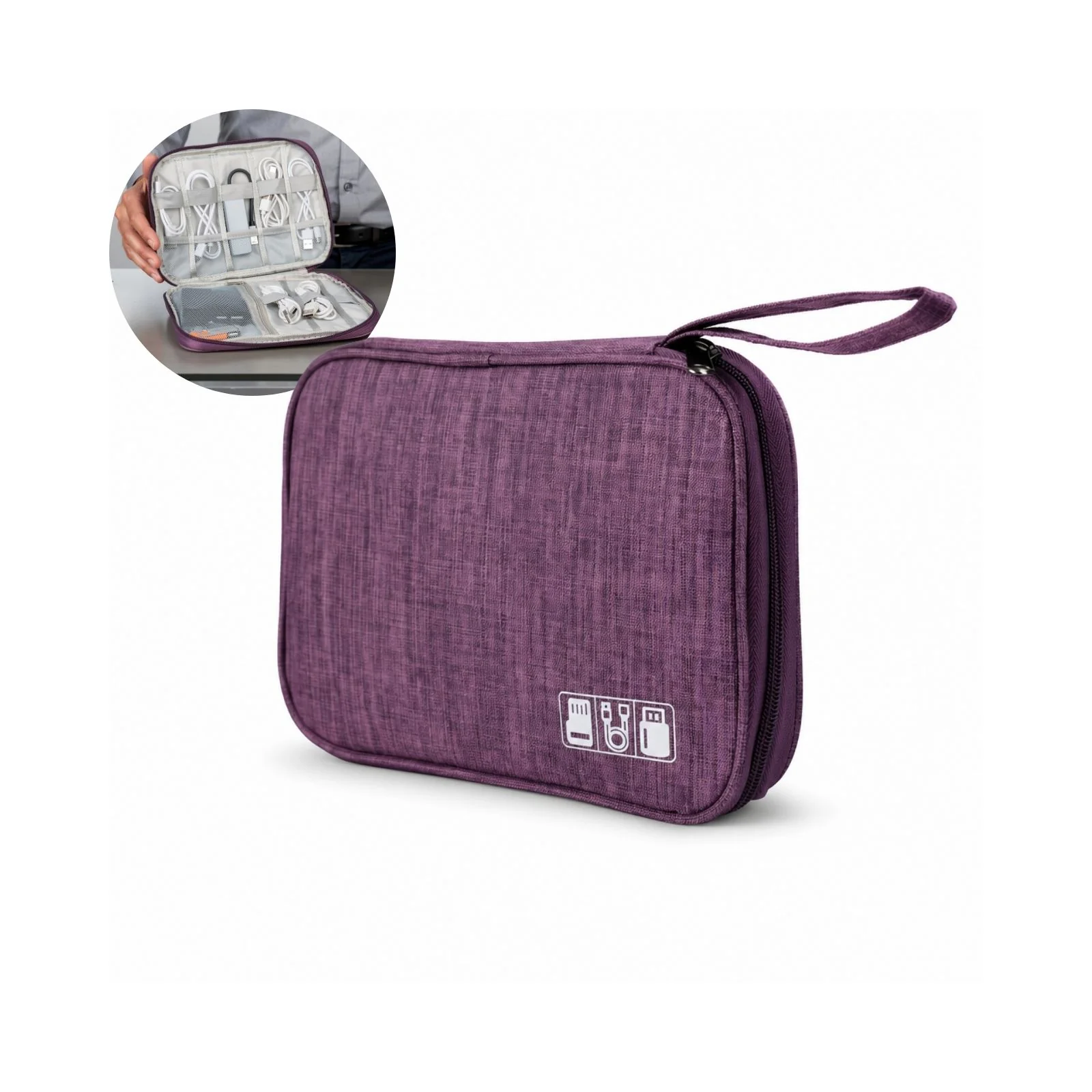 Kabel-Zubehörtasche Organizer-Tasche Aufbewahrungstasche Kabeltasche
