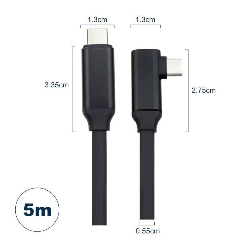 Kabel für VR Brille 5m Oculus Quest 2 USB-C Datenkabel Ladekabel - Image 7