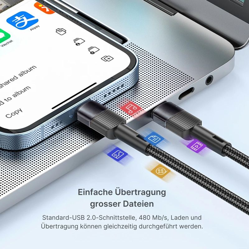 USB-C - USB-C Ladekabel Datenkabel Schnellladekabel - Image 3