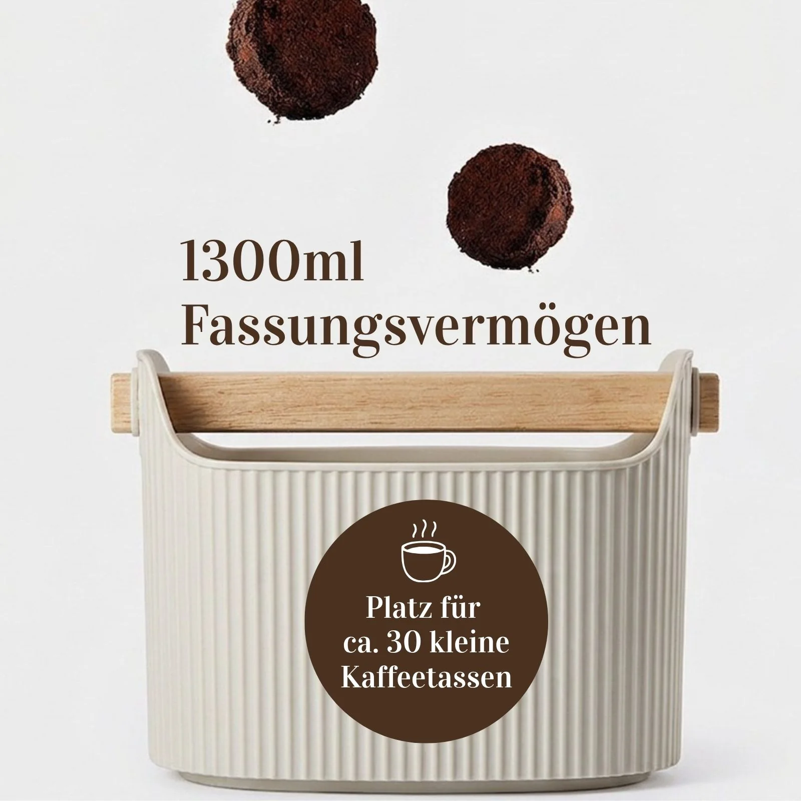 Kaffeesatz-Abklopfbehälter Abschlagbehälter Knock Box Kaffeesatzbox - Image 3