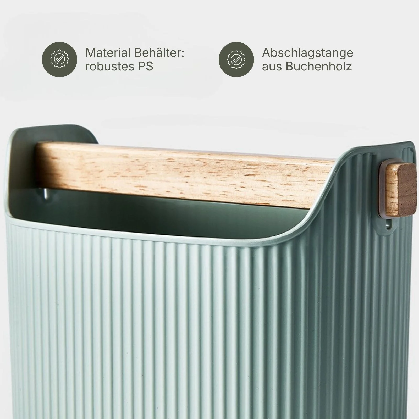 Kaffeesatz-Abklopfbehälter Kaffeesatzbox Abschlagbehälter Knock Box - Image 5