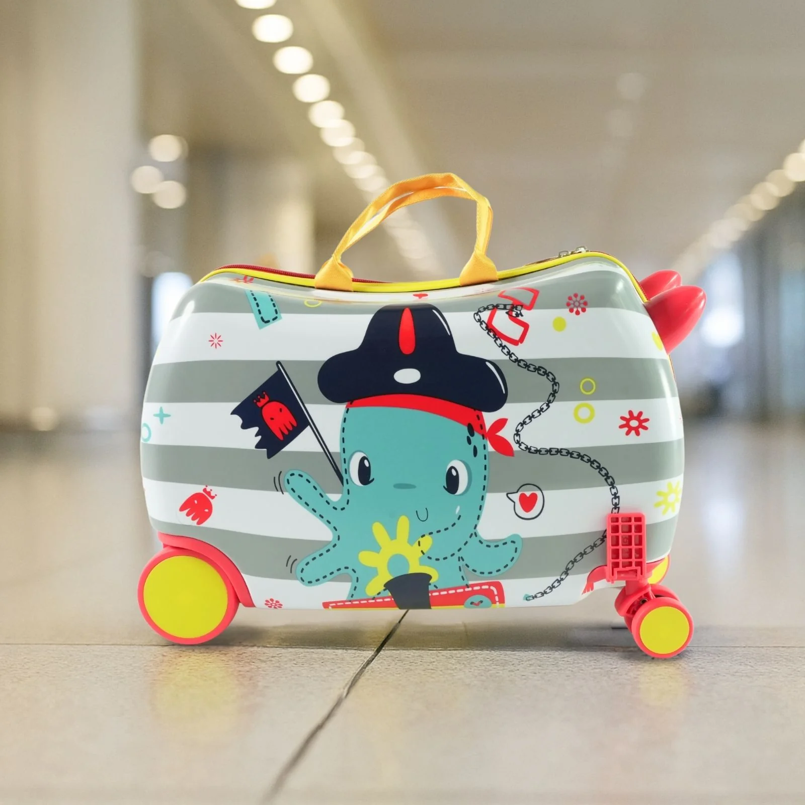 Kinderkoffer Hartschalenkoffer Reisegepäck Kindertrolley Koffer - Image 8