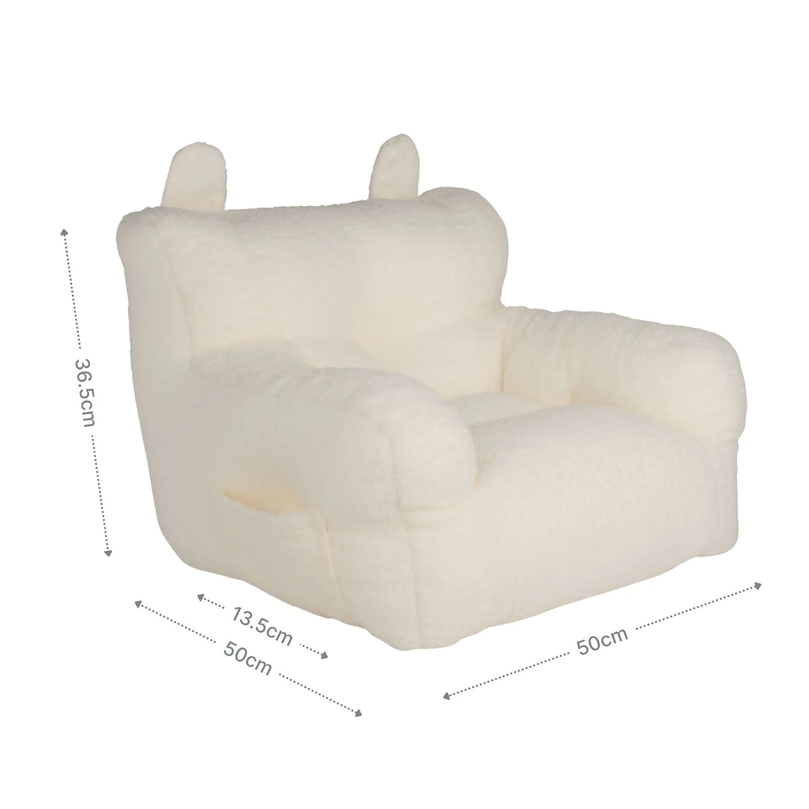 Kindersessel mit Ohren Mini-Sessel Kuschelsessel für Kinder Sitzsack - Image 7