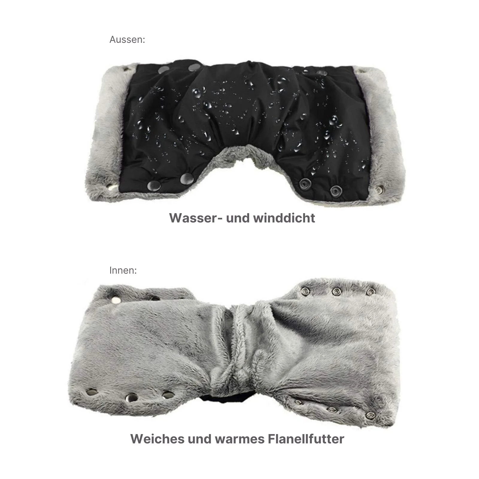 Kinderwagen-Handschuhe Handwärmer Winterhandschuhe Handschutz Handmuff - Image 3