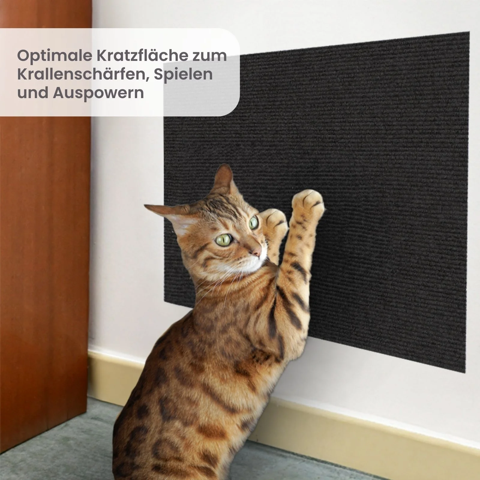 Klettermatte für Katzen Kratzschutz Kratzmatte Kratzbrett Kratzwand - Image 2