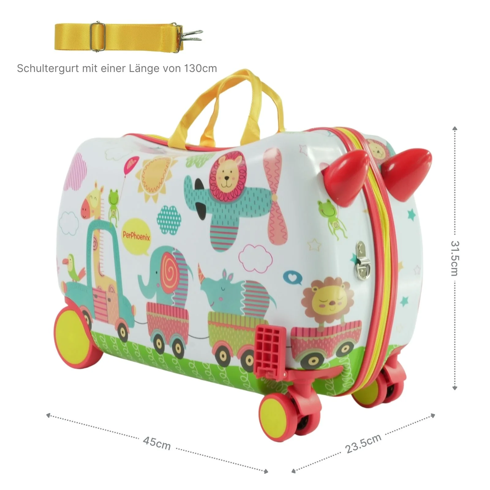 Kinderkoffer Koffer Kindertrolley Hartschalenkoffer Reisegepäck - Image 7