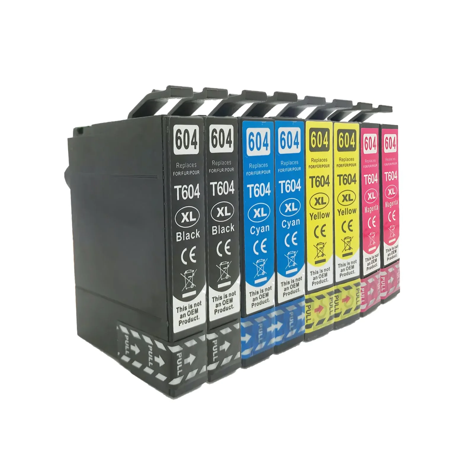Kompatible Tintenpatrone XL für Epson Expression Home XP-3200 - Black Cyan Yellow Magenta - 8er Set
