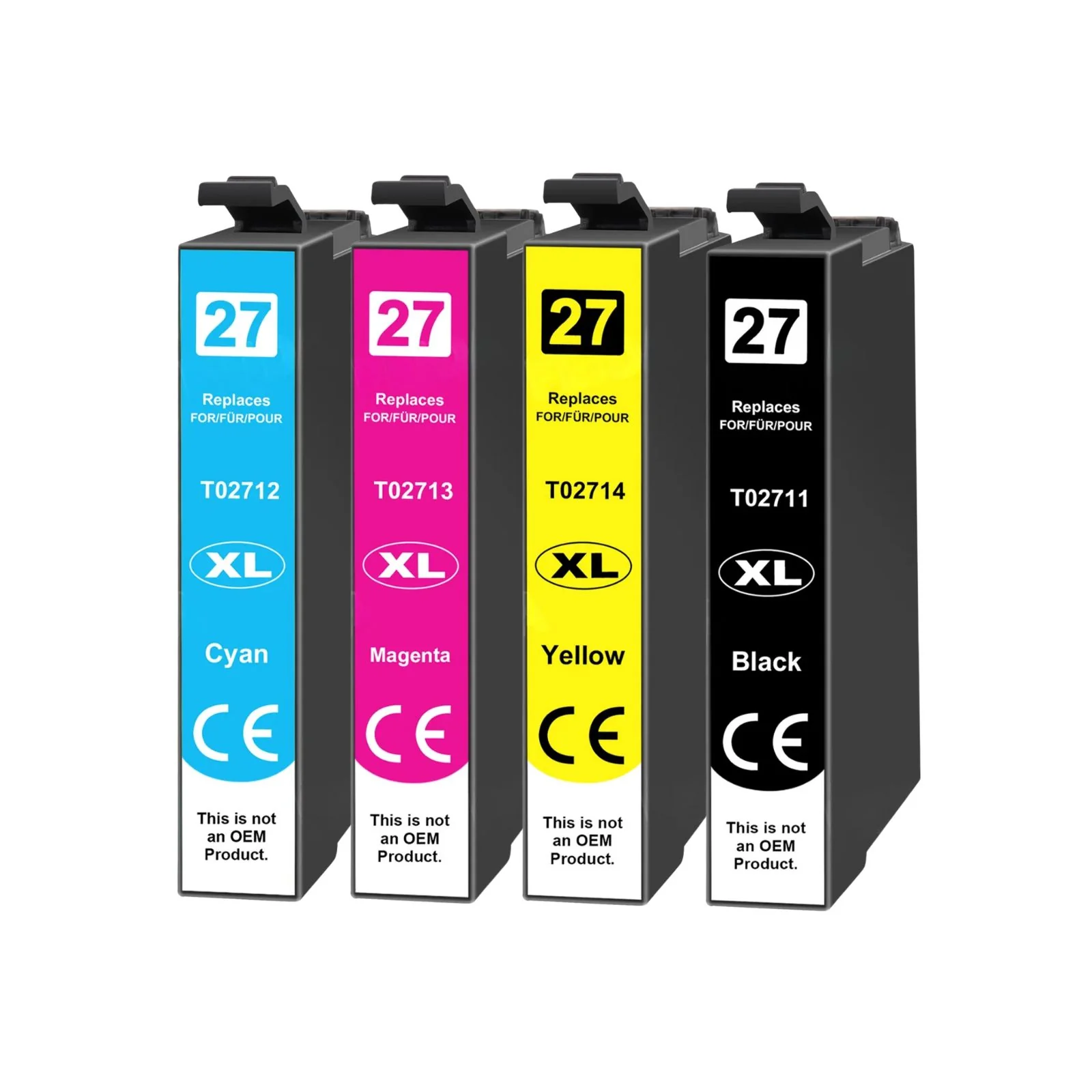 Kompatible Tintenpatrone XL für Epson WorkForce WF-7715DWF - Black Cyan Yellow Magenta - 4er Set