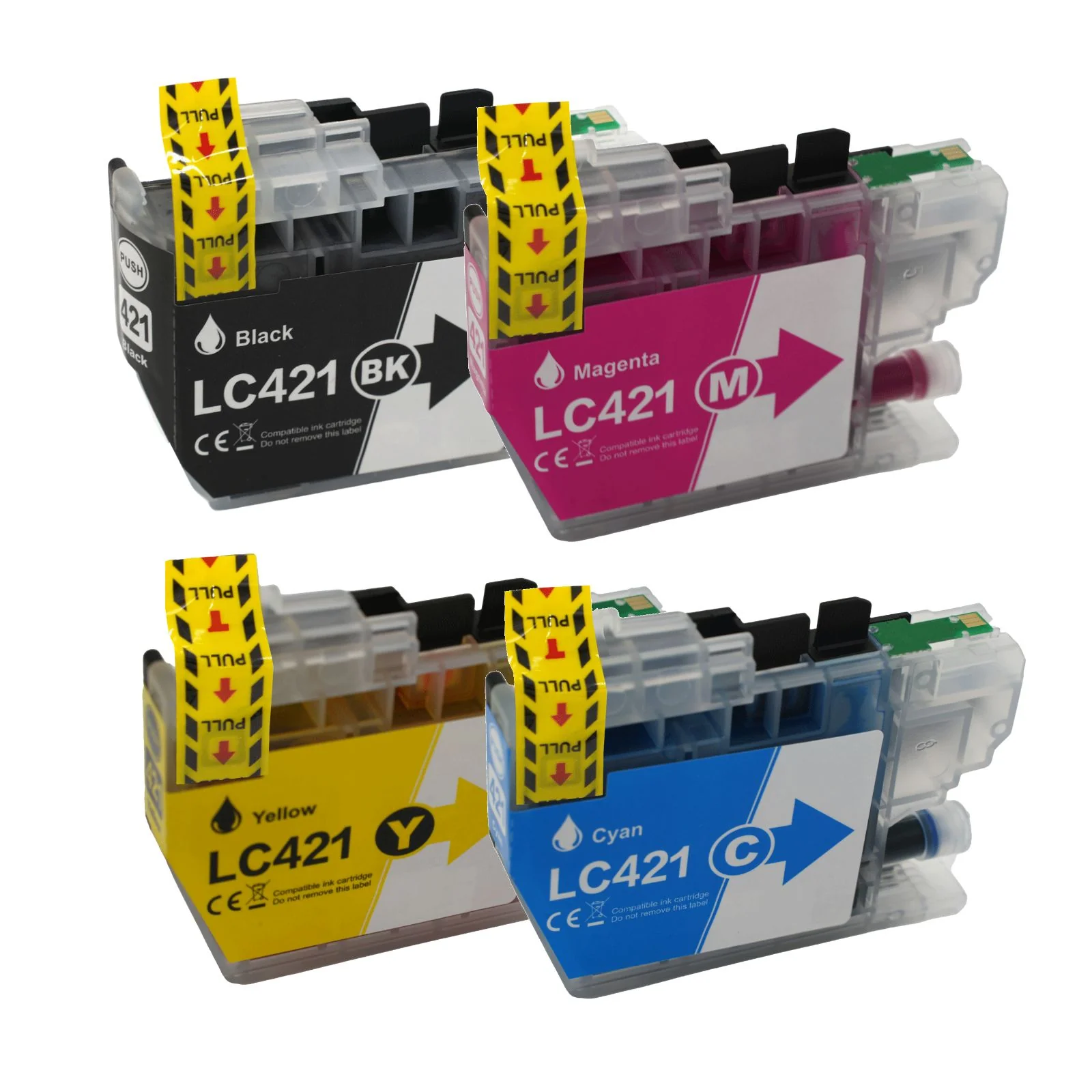 Kompatible Tintenpatrone für Brother MFC-J1010DW - Black Cyan Yellow Magenta - 4er Set